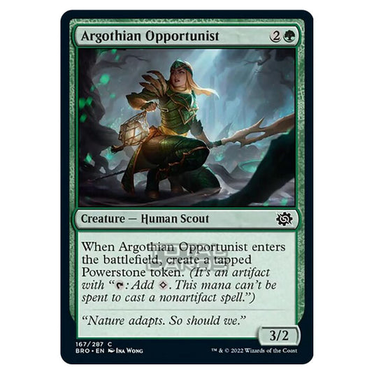 Magic The Gathering - The Brothers War - Argothian Opportunist - 167/287