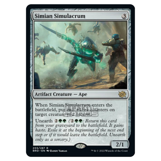 Magic The Gathering - The Brothers War - Simian Simulacrum - 205/287