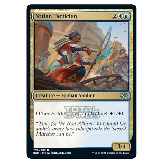 Magic The Gathering - The Brothers War - Yotian Tactician - 228/287