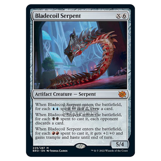 Magic The Gathering - The Brothers War - Bladecoil Serpent - 229/287