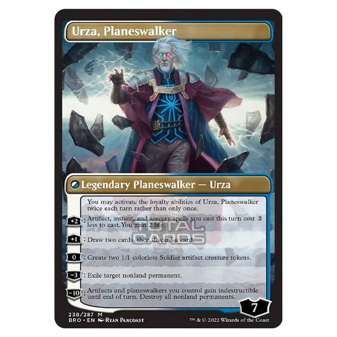 mtg urza planeswalker card Magic The Gathering - The Brothers War - Urza, Planeswalker