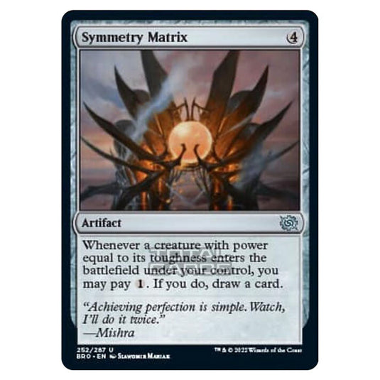 Magic The Gathering - The Brothers War - Symmetry Matrix - 252/287
