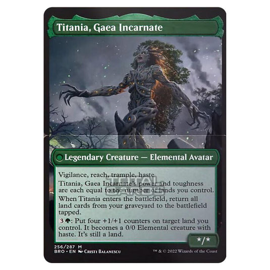 Magic The Gathering - The Brothers War - Titania, Gaea Incarnate - 256b/287