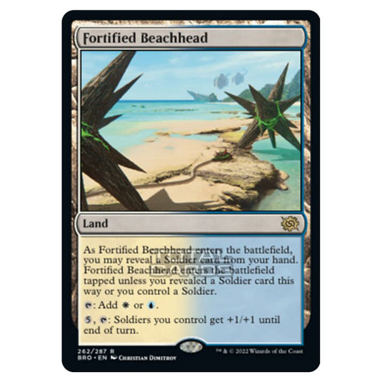 Magic The Gathering - The Brothers War - Fortified Beachhead - 262/287