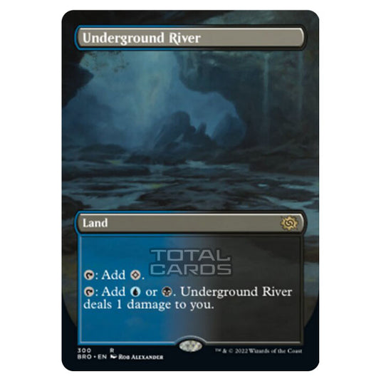 Magic The Gathering - The Brothers War - Underground River (Alternate-Art Borderless Card) - 300/287