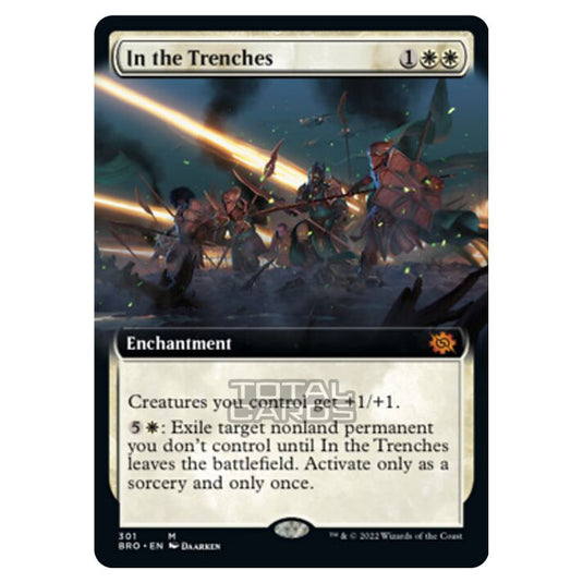 Magic The Gathering - The Brothers War - In the Trenches (Extended Art Card) - 301/287