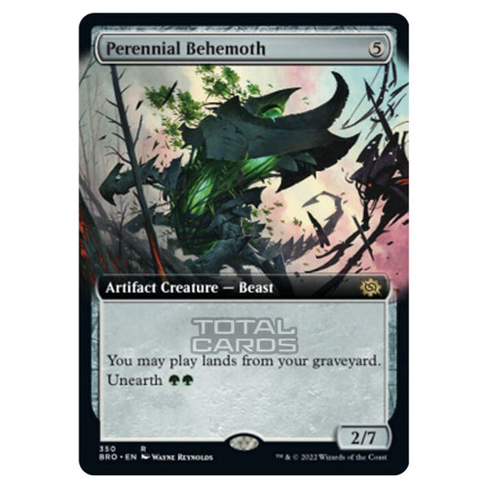 Magic The Gathering - The Brothers War - Perennial Behemoth (Extended Art Card) - 350/287