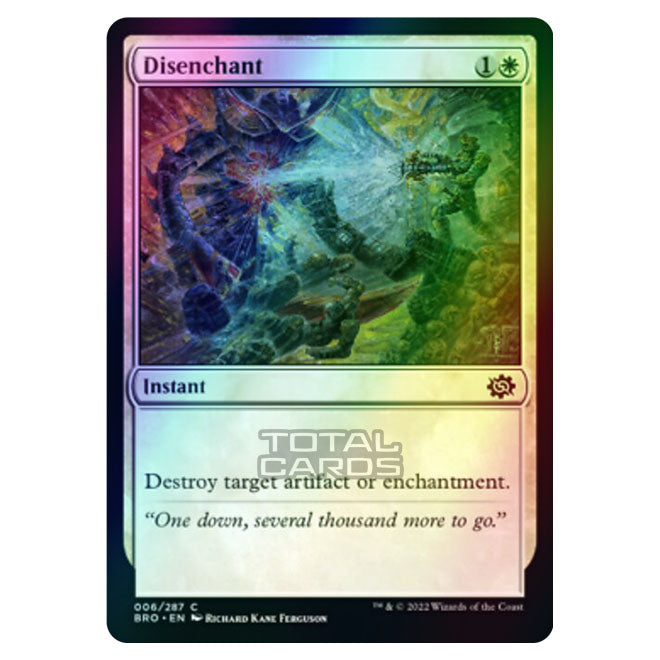 mtg disenchant cards Magic The Gathering - The Brothers War - Disenchant