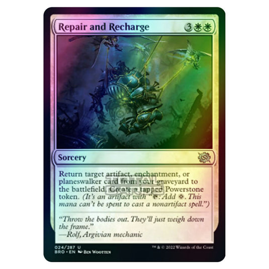 Magic The Gathering - The Brothers War - Repair and Recharge - 024/287 (Foil)