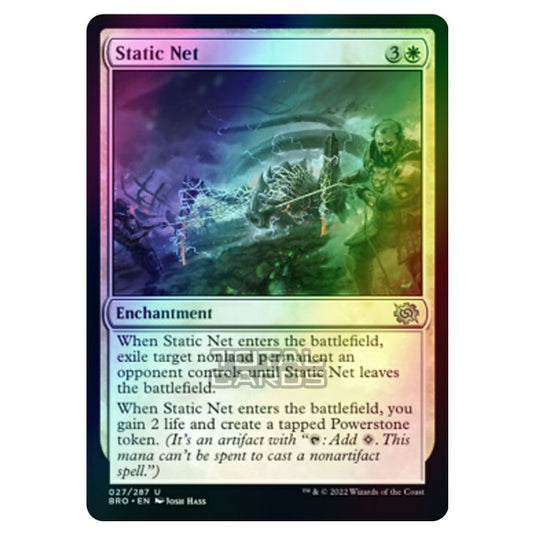 Magic The Gathering - The Brothers War - Static Net - 027/287 (Foil)