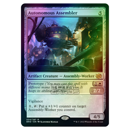 Magic The Gathering - The Brothers War - Autonomous Assembler - 034/287 (Foil)