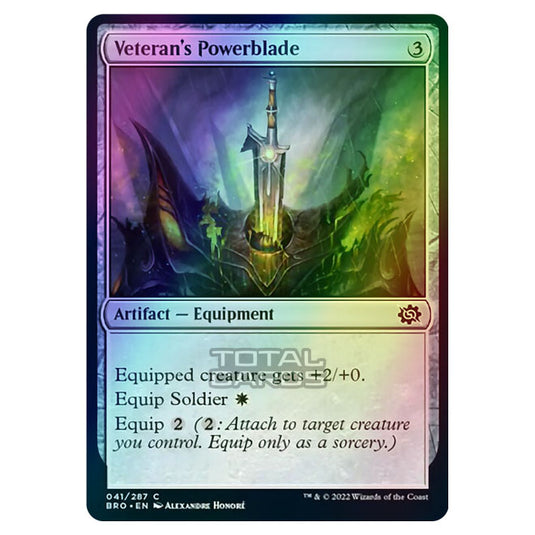 Magic The Gathering - The Brothers War - Veteran's Powerblade - 041/287 (Foil)