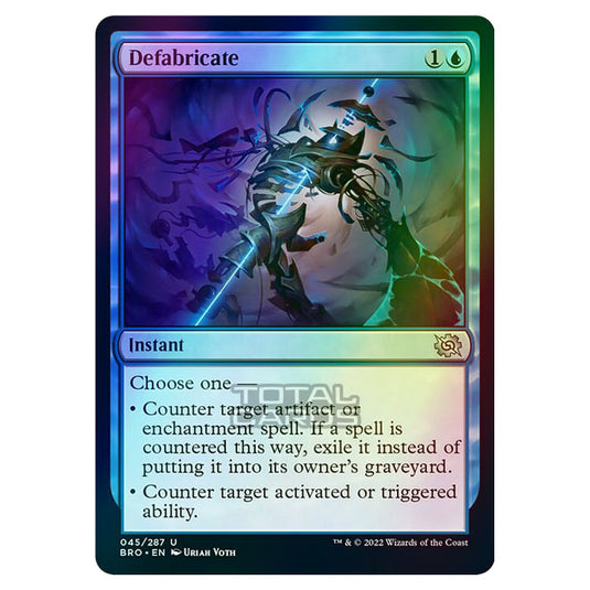 Magic The Gathering - The Brothers War - Defabricate - 045/287 (Foil)