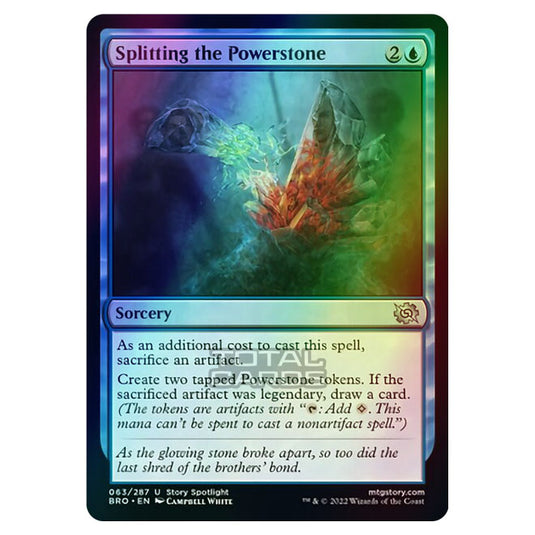 Magic The Gathering - The Brothers War - Splitting the Powerstone - 063/287 (Foil)