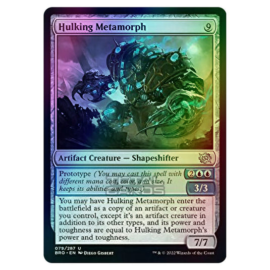 Magic The Gathering - The Brothers War - Hulking Metamorph - 079/287 (Foil)