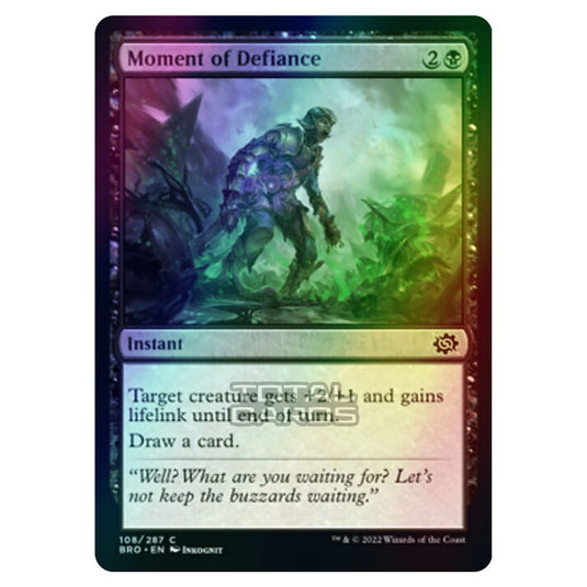 Magic The Gathering - The Brothers War - Moment of Defiance - 108/287 (Foil)
