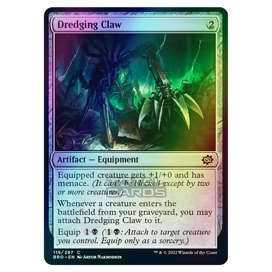 Magic The Gathering - The Brothers War - Dredging Claw - 119/287 (Foil)