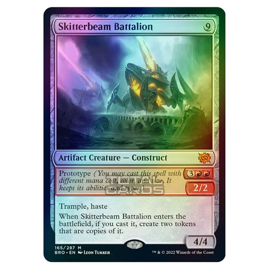 Magic The Gathering - The Brothers War - Skitterbeam Battalion - 165/287 (Foil)