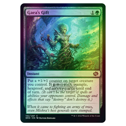 Magic The Gathering - The Brothers War - Gaea's Gift - 182/287 (Foil)