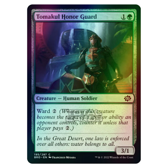 Magic The Gathering - The Brothers War - Tomakul Honor Guard - 195/287 (Foil)