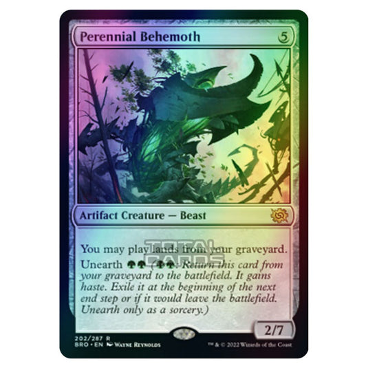 Magic The Gathering - The Brothers War - Perennial Behemoth - 202/287 (Foil)
