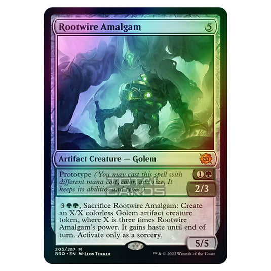 Magic The Gathering - The Brothers War - Rootwire Amalgam - 203/287 (Foil)