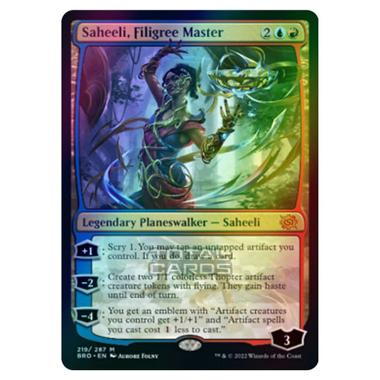 Magic The Gathering - The Brothers War - Saheeli, Filigree Master - 219/287 (Foil)