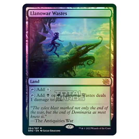 Magic The Gathering - The Brothers War - Llanowar Wastes - 264/287 (Foil)