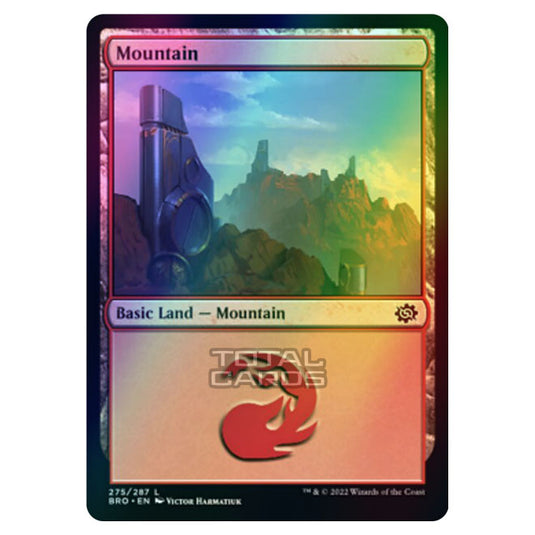 Magic The Gathering - The Brothers War - Mountain - 275/287 (Foil)