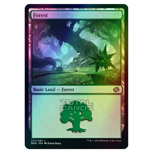 Magic The Gathering - The Brothers War - Forest - 277/287 (Foil)