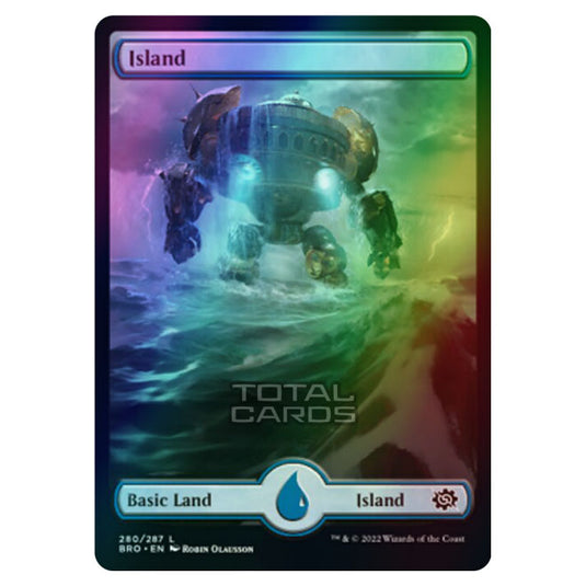 Magic The Gathering - The Brothers War - Island - 280/287 (Foil)