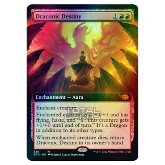 Magic The Gathering - The Brothers War - Draconic Destiny (Extended Art Card) - 336/287 (Foil)