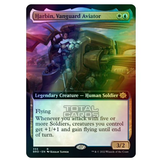 Magic The Gathering - The Brothers War - Harbin, Vanguard Aviator (Extended Art Card) - 355/287 (Foil)