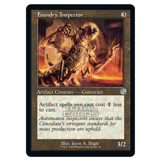 Magic The Gathering - The Brothers War - Retro Artifacts - Foundry Inspector (Retro Frame Artifact) - 016