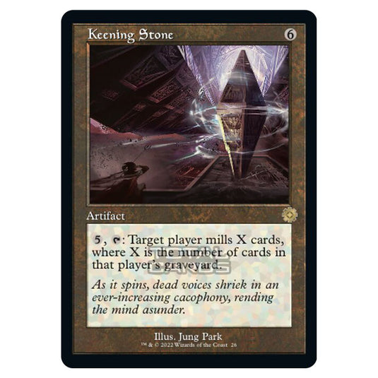 Magic The Gathering - The Brothers War - Retro Artifacts - Keening Stone (Retro Frame Artifact) - 026