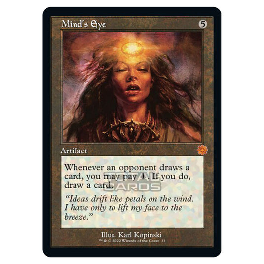 Magic The Gathering - The Brothers War - Retro Artifacts - Mind's Eye (Retro Frame Artifact) - 033