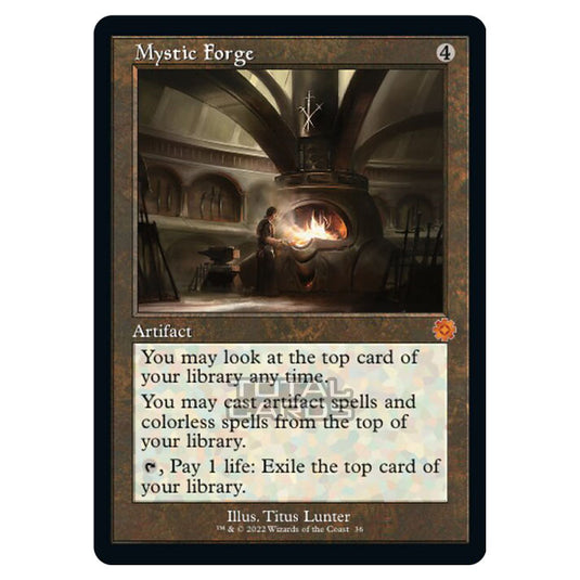 Magic The Gathering - The Brothers War - Retro Artifacts - Mystic Forge (Retro Frame Artifact) - 036