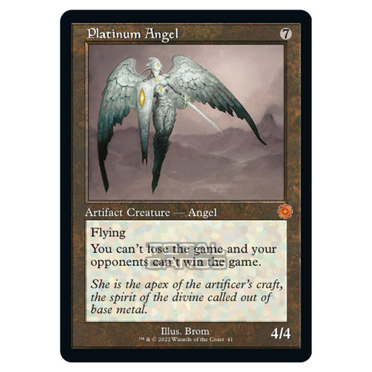 Magic The Gathering - The Brothers War - Retro Artifacts - Platinum Angel (Retro Frame Artifact) - 041