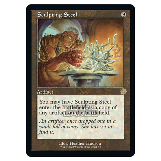 Magic The Gathering - The Brothers War - Retro Artifacts - Sculpting Steel (Retro Frame Artifact) - 050