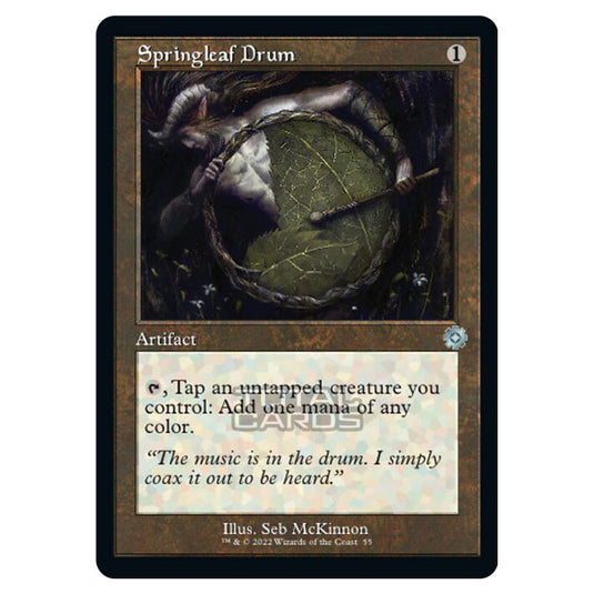Magic The Gathering - The Brothers War - Retro Artifacts - Springleaf Drum (Retro Frame Artifact) - 055