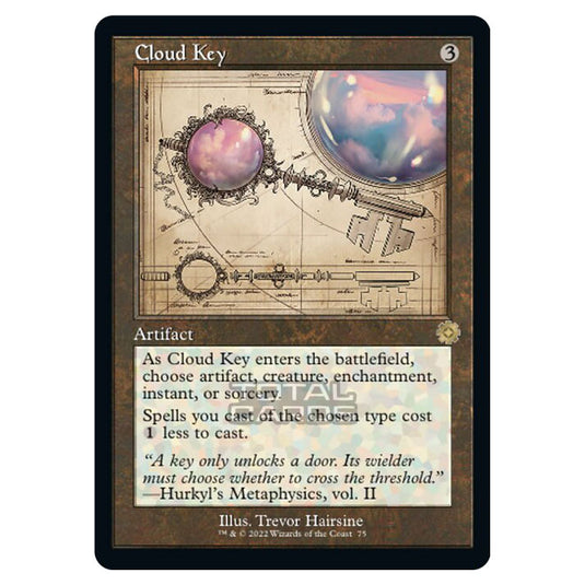 Magic The Gathering - The Brothers War - Retro Artifacts - Cloud Key (Retro Schematic Artifact) - 075