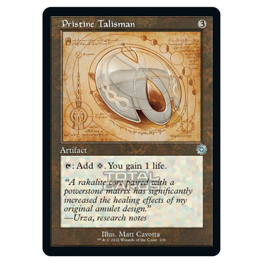 Magic The Gathering - The Brothers War - Retro Artifacts - Pristine Talisman (Retro Schematic Artifact) - 106