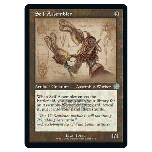 Magic The Gathering - The Brothers War - Retro Artifacts - Self-Assembler (Retro Schematic Artifact) - 114