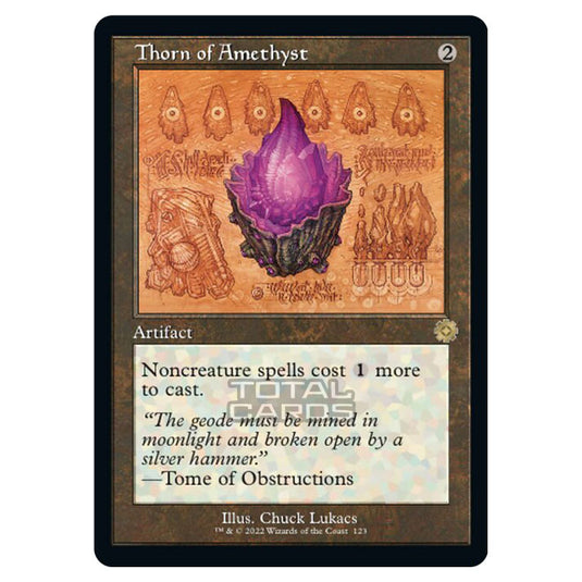 Magic The Gathering - The Brothers War - Retro Artifacts - Thorn of Amethyst (Retro Schematic Artifact) - 123