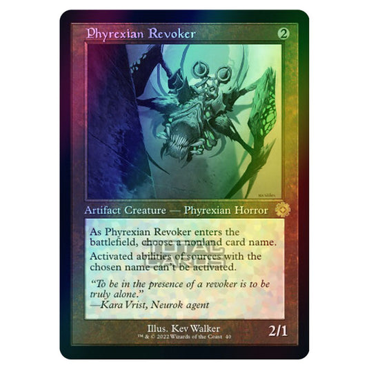 Magic The Gathering - The Brothers War - Retro Artifacts - Phyrexian Revoker (Retro Frame Artifact) - 040 (Foil)