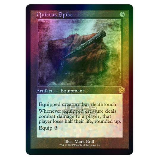Magic The Gathering - The Brothers War - Retro Artifacts - Quietus Spike (Retro Frame Artifact) - 046 (Foil)