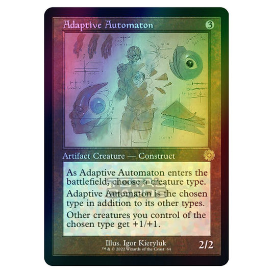 Magic The Gathering - The Brothers War - Retro Artifacts - Adaptive Automaton (Retro Schematic Artifact) - 064 (Foil)