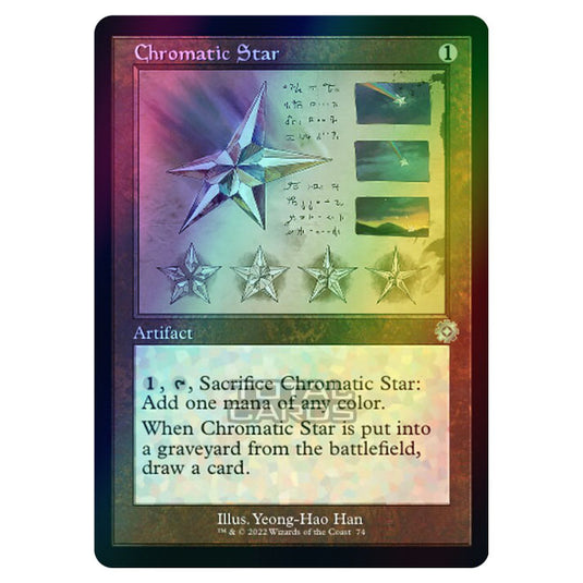 Magic The Gathering - The Brothers War - Retro Artifacts - Chromatic Star (Retro Schematic Artifact) - 074 (Foil)