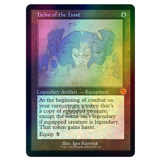 Magic The Gathering - The Brothers War - Retro Artifacts - Helm of the Host (Retro Schematic Artifact) - 082 (Foil)