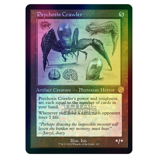 Magic The Gathering - The Brothers War - Retro Artifacts - Psychosis Crawler (Retro Schematic Artifact) - 107 (Foil)